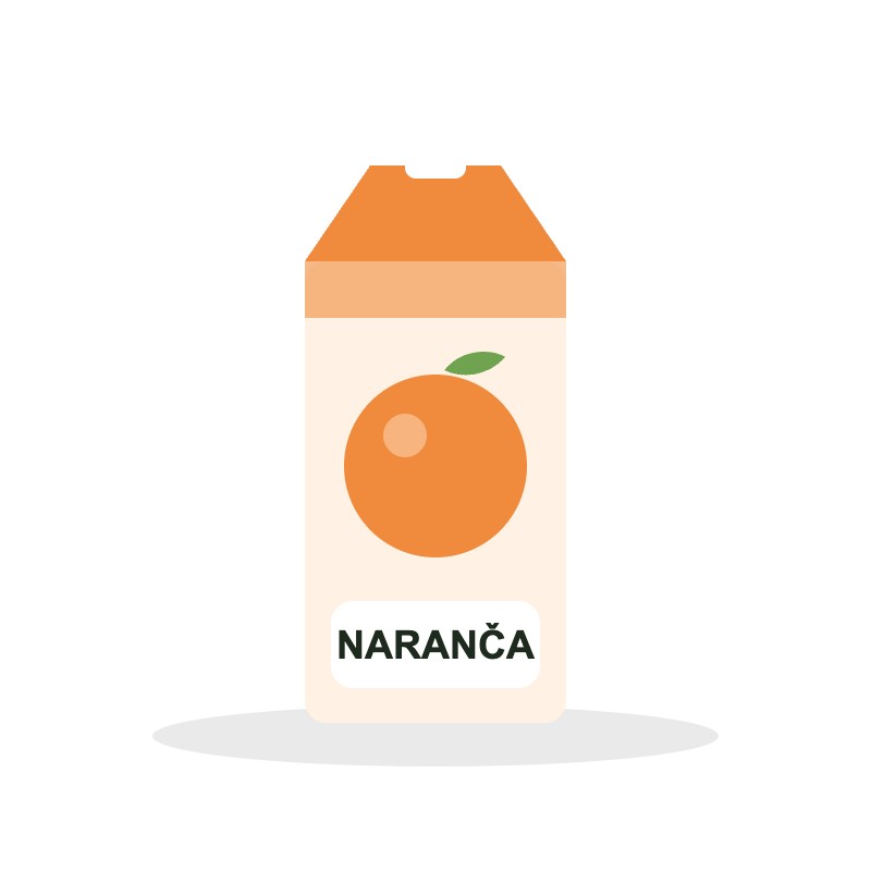Sok od naranče 100 %, 1 l Sok od naranče 100 %